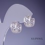 Xuping Rhodium Earrings 14x8mm
