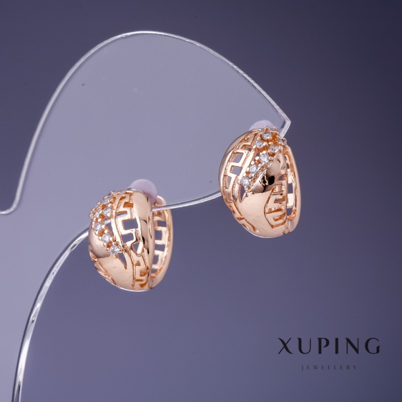 Xuping Earrings 15x9mm "18K Gold"