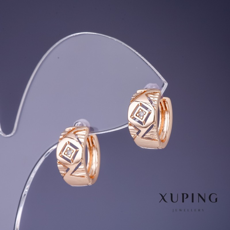 Earrings Xuping 15x7mm "18K Gold"