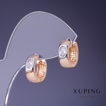 Earrings Xuping 14×5mm "18K Gold"