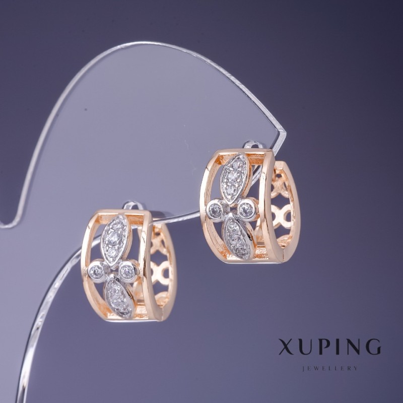 Xuping Earrings 15x9mm "18K Gold"