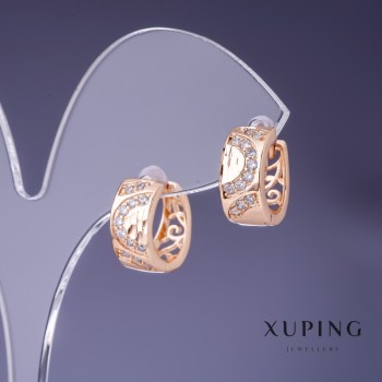 Earrings Xuping 14x7mm "18K Gold Plated"