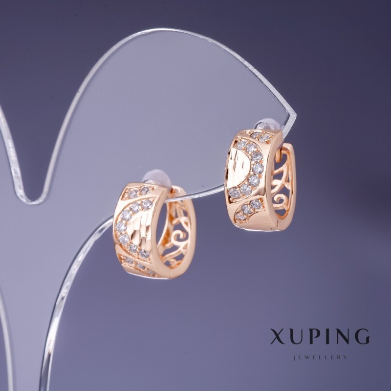 Earrings Xuping 14x7mm "18K Gold Plated"