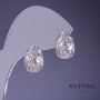 Earrings Xuping Rhodium 14x8mm