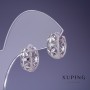 Earrings Xuping Rhodium 8x14mm