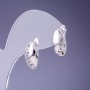 Xuping Earrings 16x8mm Rhodium