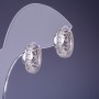 Xuping Earrings 8x15mm Rhodium Plated