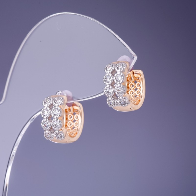 Earrings Xuping 6x12mm "18K Gold"