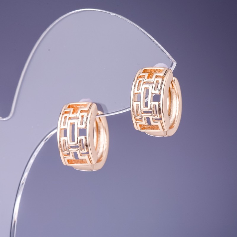 Xuping Earrings 14x8mm "18K Gold"
