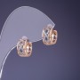 Earrings Xuping Infinity 12x6mm "18K Gold"