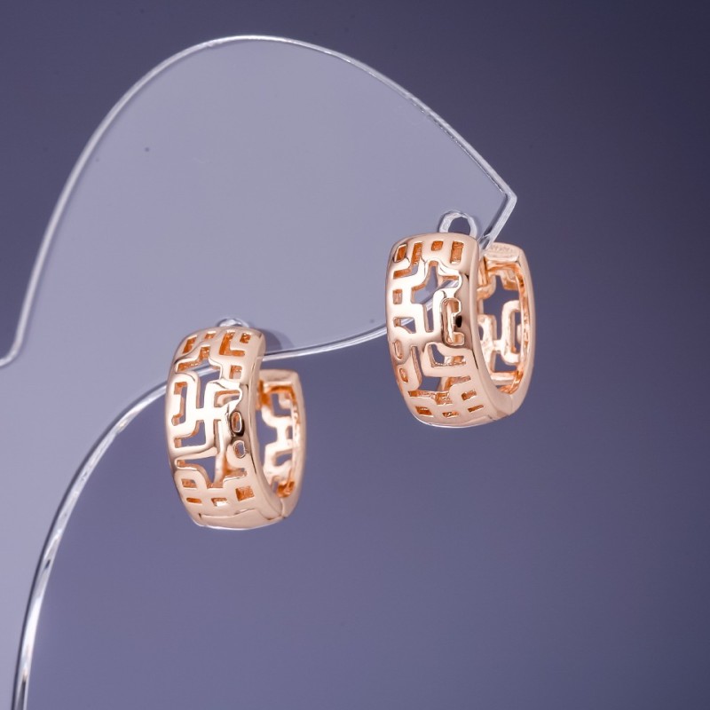 Xuping Earrings 15x7mm "18K Gold"