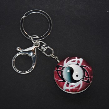 Keychain 'YinYang', length 10cm