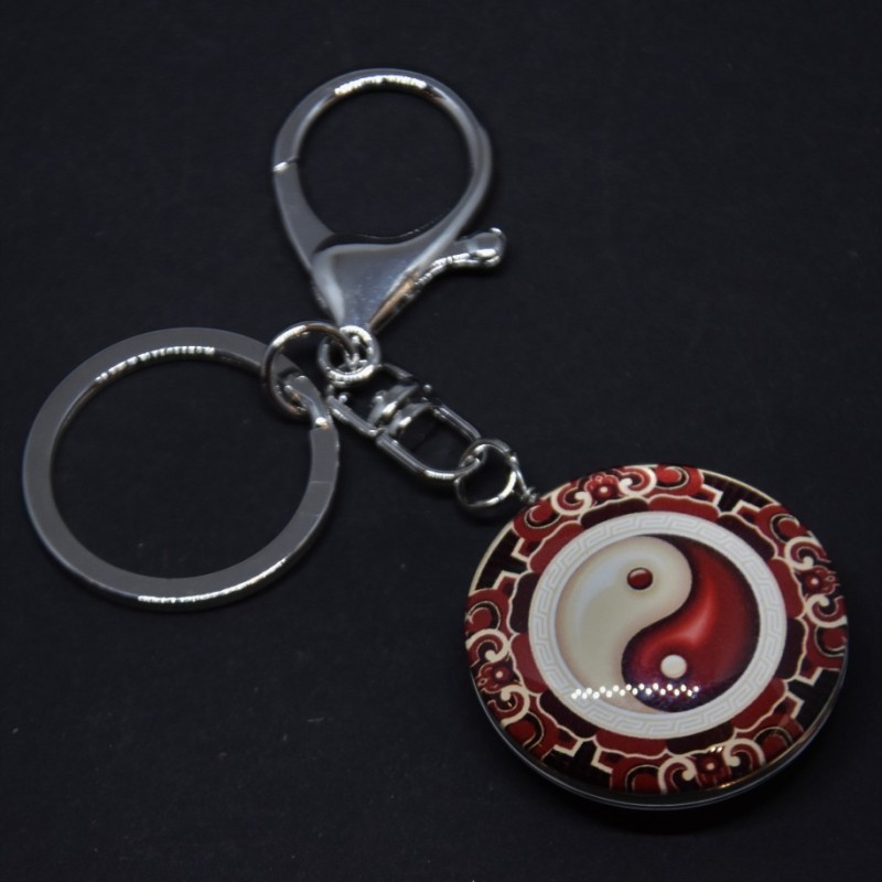 Yin Yang Keyring, length 10cm