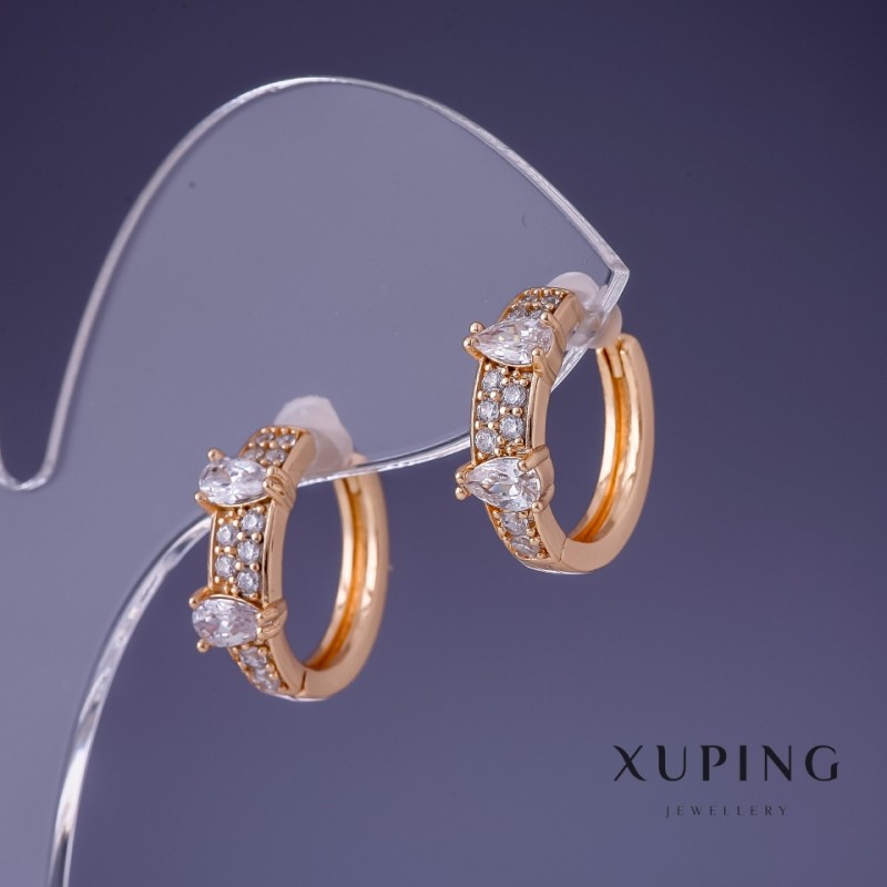 Earrings Xuping 16x5mm "18K Gold"