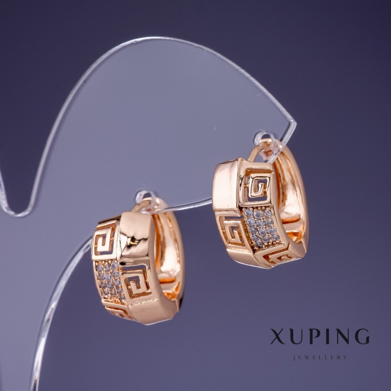 Earrings Xuping 16×9mm "18K Gold Plated"