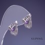 Earrings Xuping Rhodium 15×11mm