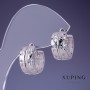 Earrings Xuping Rhodium 8x15mm