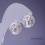 Earrings Xuping 15mm Rhodium