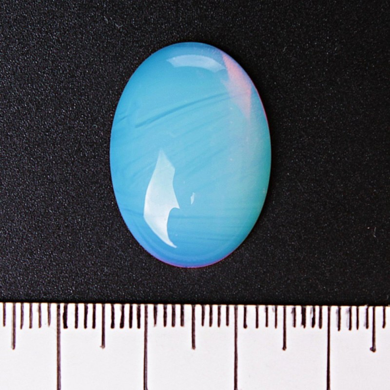 Cabochon Mounting Moonstone (synthetic) 25×18mm