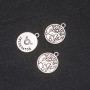 Pendant Fittings Zodiac Taurus, diameter 17mm packaging 20g ± 14 pcs