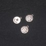 Findings Pendant Zodiac Pisces, Ø12mm, packaged 20g ± 18 pcs