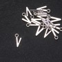 Pendant Finding Letter "V" 17×7mm Packaging 20g (±30pc)