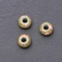 Pandora bead of Heolite stone Heliodor 14×8mm, hole diameter 5.5 mm