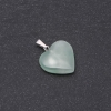 Heart Jade Pendant 19x19x26mm