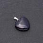 Heart Pendant Aventurine Blue Sand Cairo Night (synthetic) 19x19x26mm