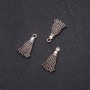 Pendant Findings “Brush” 20mm Packaging 20g +/- 13pcs