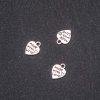Pendant Findings Heart 9x12mm packaging 20g ± 31 pcs