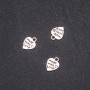 Pendant Findings Heart 9x12mm packaging 20g ± 31 pcs