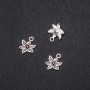 Pendant Findings Flower 13x16mm packaging 20g +/- 25pcs