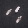 Pendant Finding "Slides" 8×21mm packaging 20g +/-16 pcs