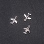 Pendant Finding 'Airplane' 16x13mm packaging 20g +/- 30 pieces