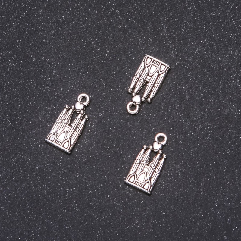 Pendant Findings Lock 9x19mm packaging 20g +-18pcs