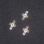 Pendant Finding Cross 17x10mm Packaging 20g +- 45pcs