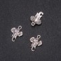 Pendant Finding Elephant 15×22mm packaged 20g +/- 16 pieces