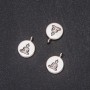 Pendant Finding Buddha 15x19mm packaging 20g +-11 pcs