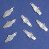 Pendant findings Clock 23×9mm packaged 20g +/- 17pcs
