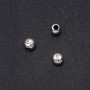 Pandora Bead Fittings Yin Yang 10x8mm, hole 4mm, packaging 20g ±10 beads