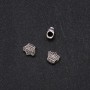 Pandora Bead Crown 10x12mm, hole diameter 4mm packaged 11 pcs +