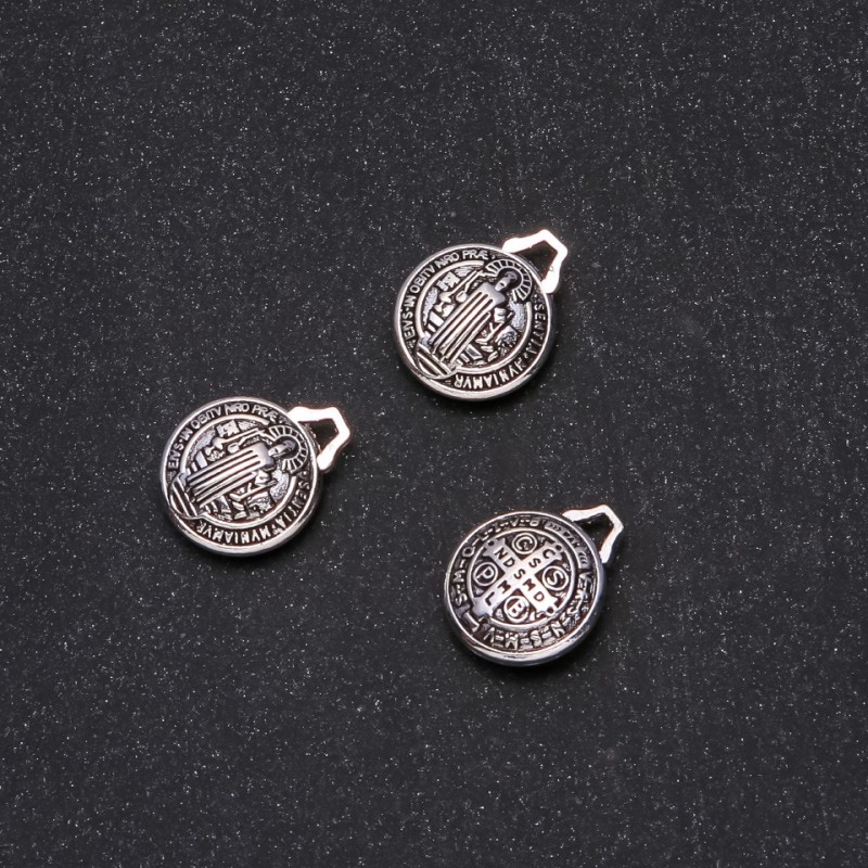 Pendant Findings "St. Benedict" 14x17mm packaging 20g +-5pcs