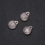Pendant Findings "St. Benedict" 14x17mm packaging 20g +-5pcs
