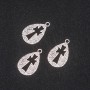 Pendant Fitting Cross 30x20mm Packaging 20g +/-10pcs