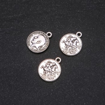 Corner Findings Pendant Coin George V 19x16mm packaging 20g ±9 pcs