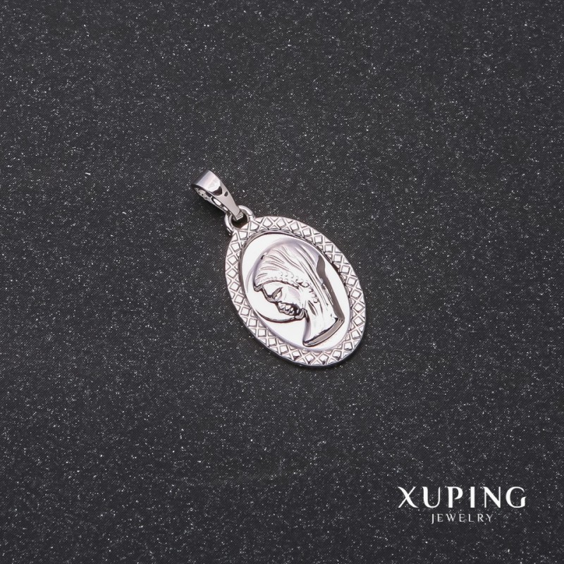 Xuping Lyk Pendant with Rhodium 25x20x13mm