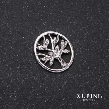 Xuping Pendant 'Tree' 25x22mm Rhodium