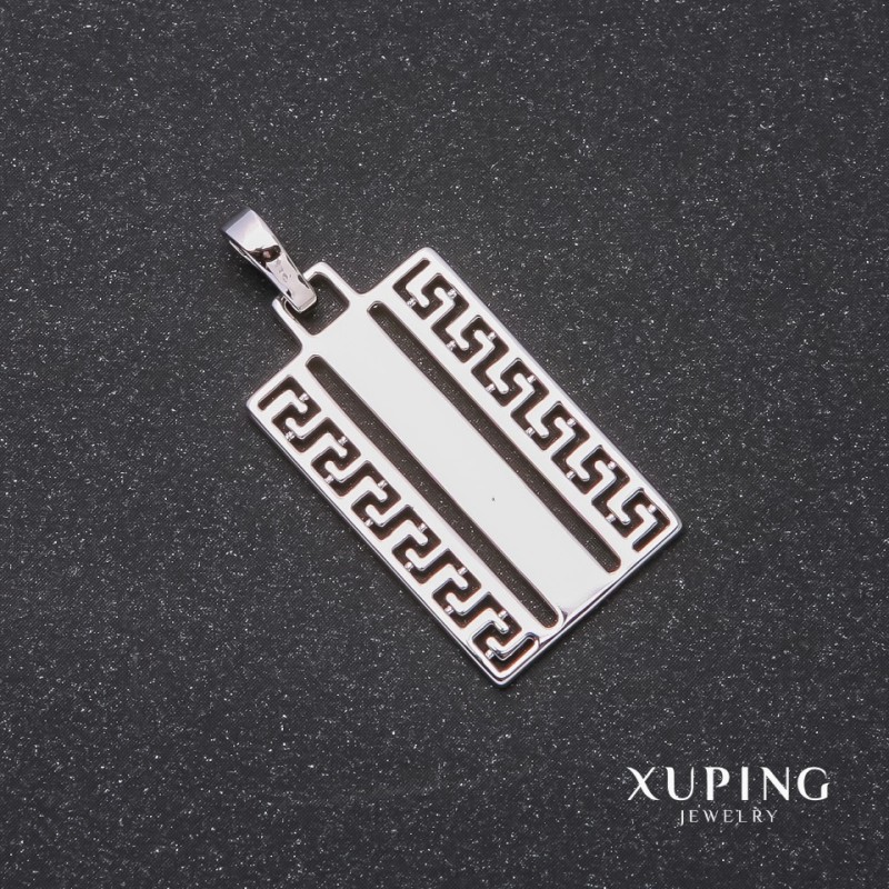 Xuping Versace Pendant 36×30×17mm Rhodium
