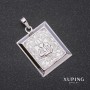 Pendant Xuping Sura 39×30×25mm Rhodium